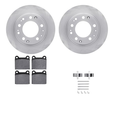DYNAMIC FRICTION CO 6512-02042, Rotors with 5000 Advanced Brake Pads includes Hardware 6512-02042